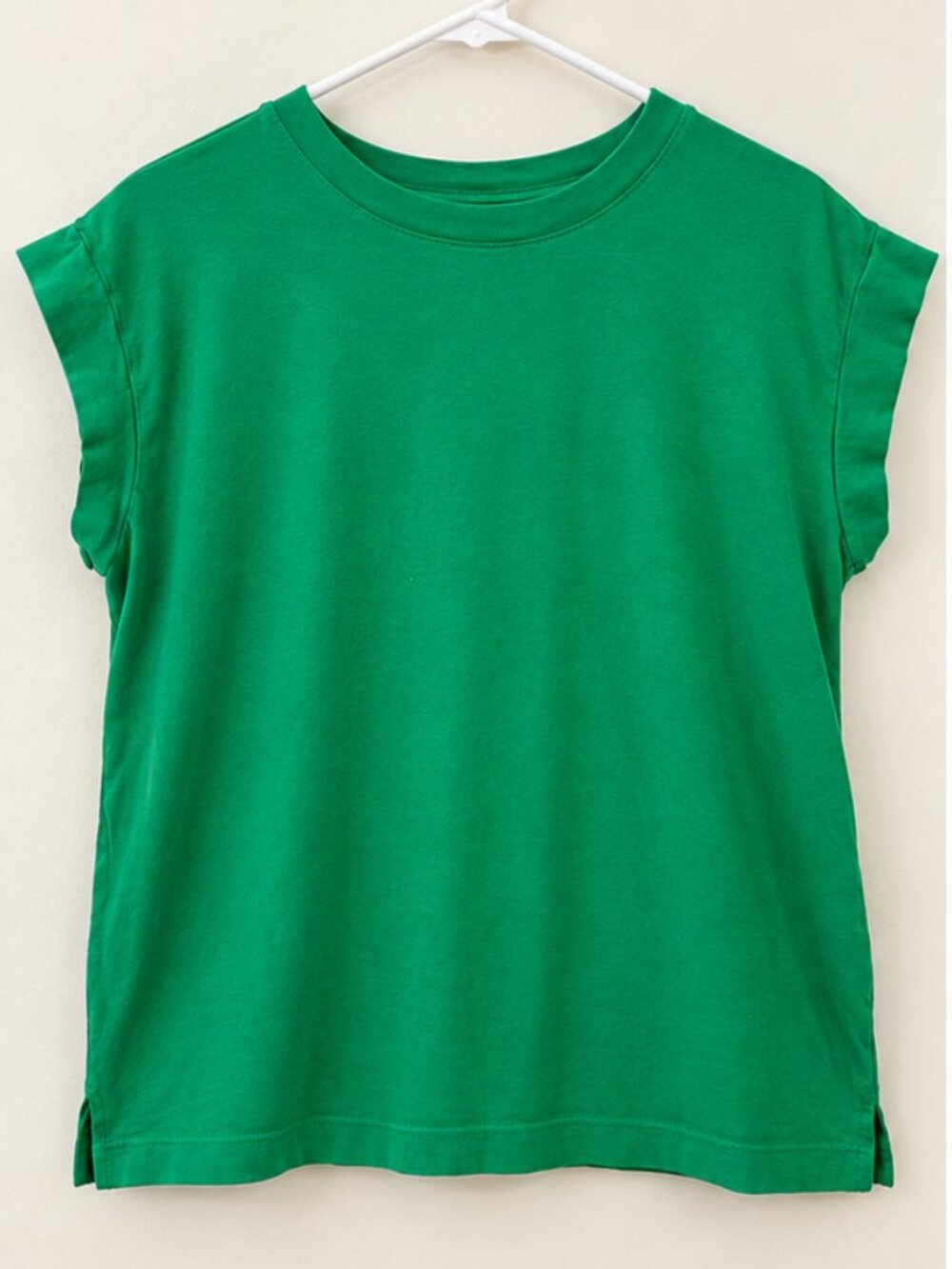 A New Day Green Relaxed Cap Sleeve T-Shirt Size M